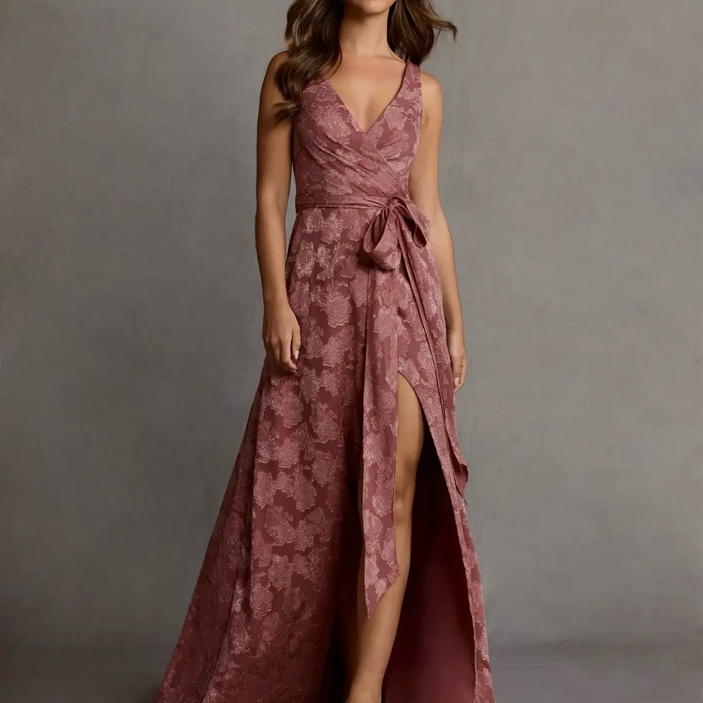 Azazie Marnie Vintage Rose Maxi Dress